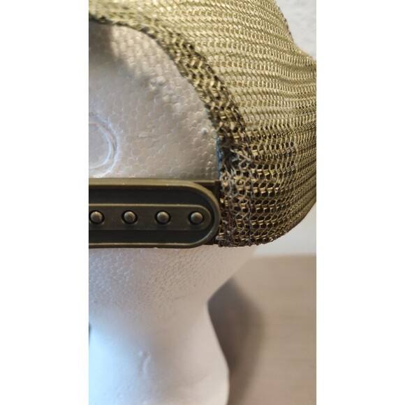 HIGHLAND TACTICAL USA FLAG ADJUSTABLE SNAPBACK TRUCKER/MESH HAT/CAP OLIVE - Picture 10 of 16